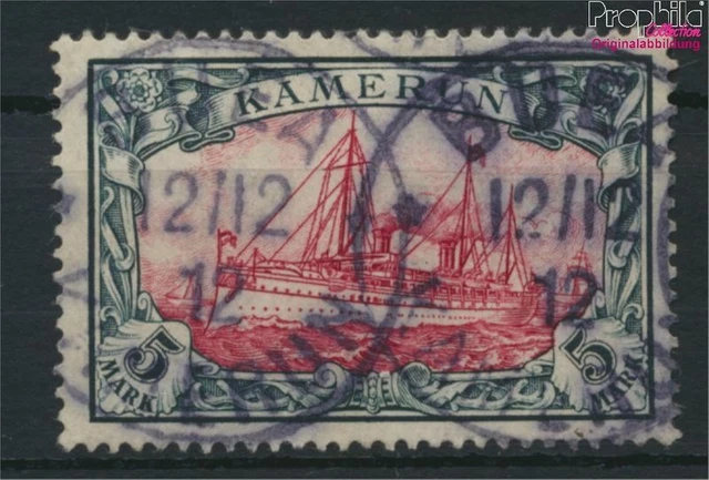 Briefmarken Kamerun (Dt. Kolonie) 1900 Mi 19 gestempelt Schiffe, Boote(9030074