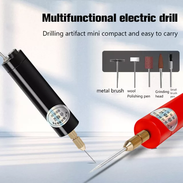 Handheld Miniature Electric Drill Wood Craft Tools Small Electric Grinde tianzhu