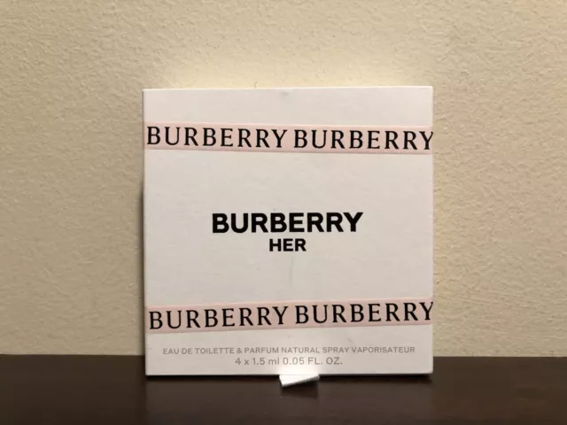 BURBERRY HER EDP/EDT Perfume Set - Her Blossom Her London Dream Four Sprays New