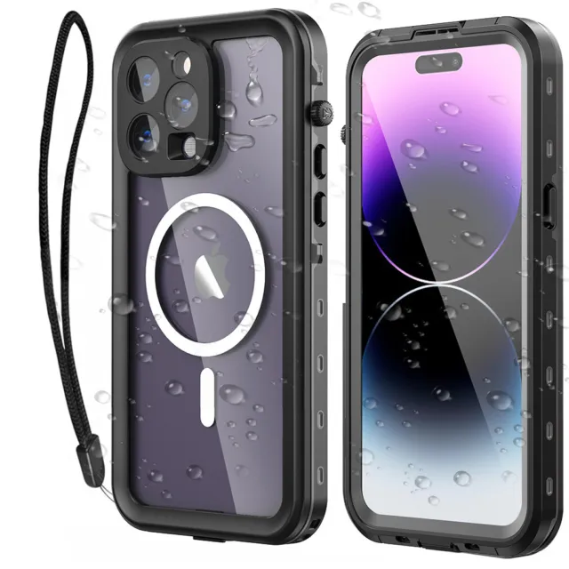 360° Wasserdichte HandyHülle Für iPhone 15 14 13 Pro Max Shockproof Case Cover 2
