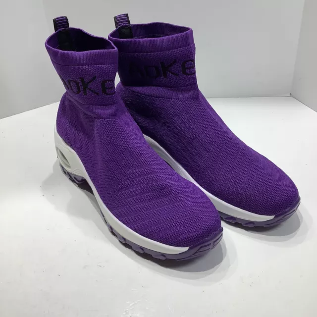 Women's Size 6.5M Walking Knit Sock Shoes Lightweight Comfort  Casual Sneakers