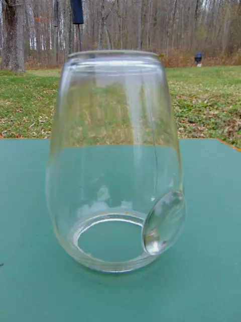 Antique BULLSEYE Lantern Glass Globe for Carriage Buggy Railroad  VGC