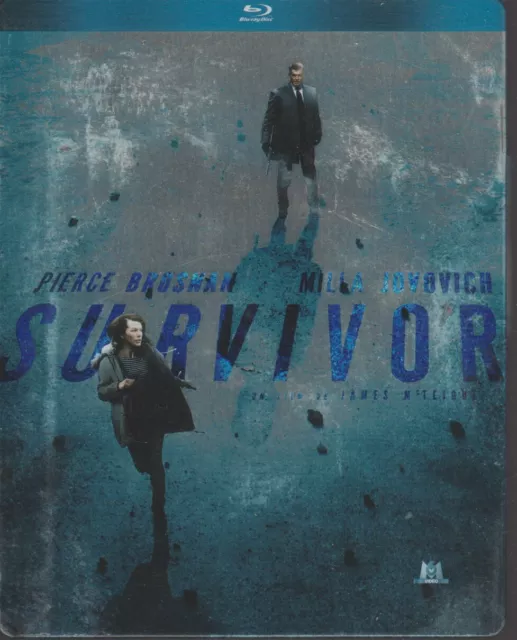 Survivor Blu Ray Steelbook (E27) Pierce Brosnan Milla Jovovich - Madcjay