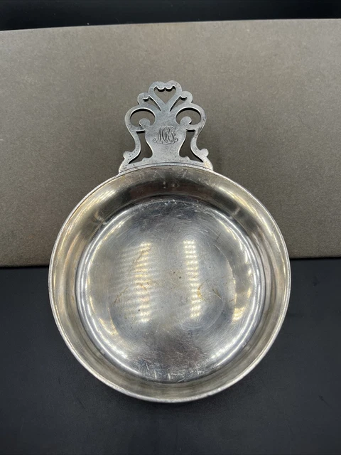 TIFFANY & CO. Sterling Silver 2 1/4 Gills Porringer Fancy Handle Classic Handle