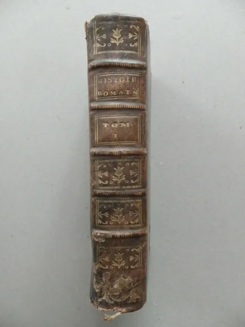 Charles ROLLIN, HISTOIRE ROMAINE, tome premier seul, 1771