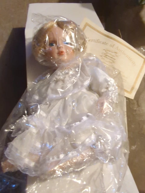 Heritage Signature Collection  Porcelain Doll wedding doll w/basket