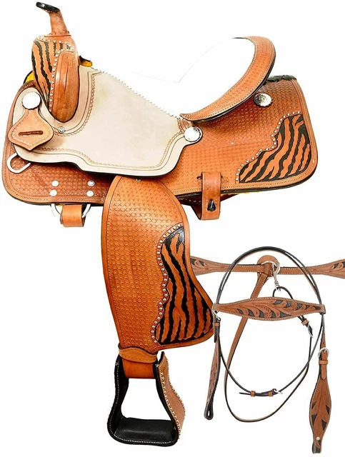 Tachuela de silla de montar de caballo para adultos Western Pleasure Trail...
