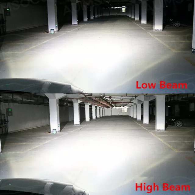 9005/HB3 Car LED Headlight Bulb High or Low 360° LED Beam 6000K 2500LM White 2x 3