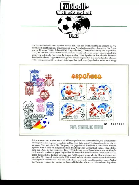 Motivsammlung Fußball-WM 1982 Spanien im Borek Vordruckalbum (#61195)