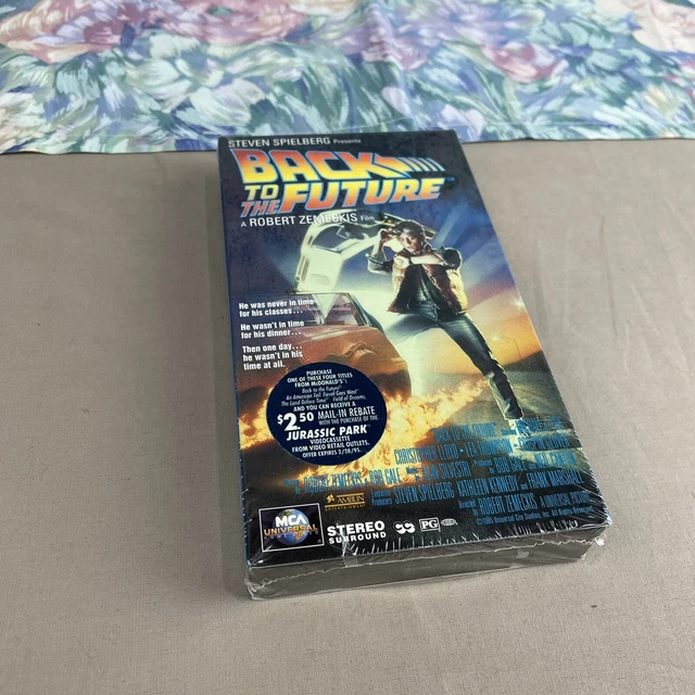 RARE BACK TO the Future VHS Tape McDonalds Promo Factory Sealed New