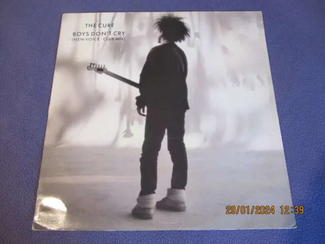 THE CURE - 'BOYS DON'T CRY (NEW VOICE CLUB MIX)'. 1986 12" 1st UK PRESSING. EXC.