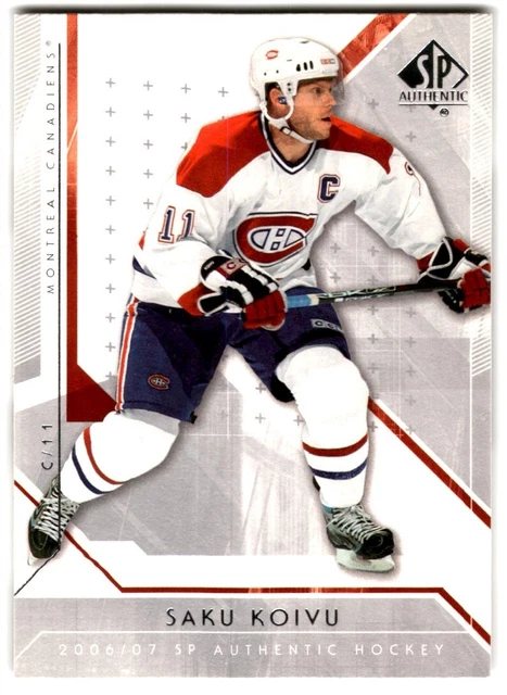 2006-07 SP Authentic Saku Koivu Montreal Canadiens #48