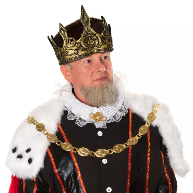HAT KING CROWN Mens Fancy Dress Nativity Medieval Book Day Adult ...