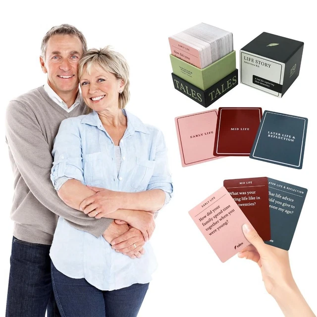 PICTIONARY GAME 150 Life Story Interview Kit Cards EUR 15,19 - PicClick FR