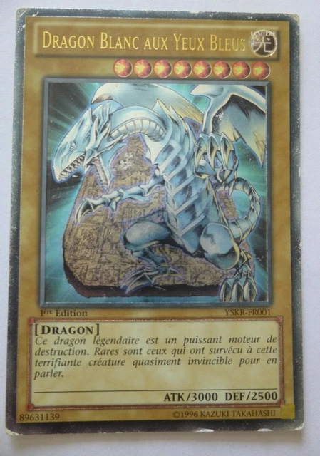 Yu-Gi-Oh Dragon Blanc Aux Yeux Bleus – MP22-FR266 – Secret Rare 1e Édition – Français – Toploader Inclus
