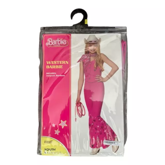 SPIRIT HALLOWEEN WESTERN Barbie Movie Costume Youth Childs Large 1214