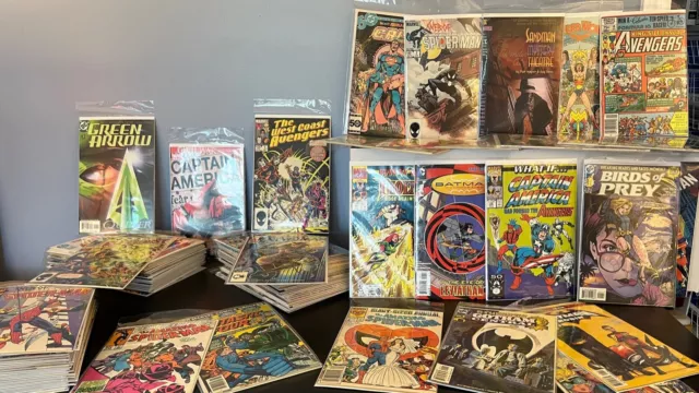 Huge Collection, 100 Comic Book Lot - Marvel, Dc, Independents