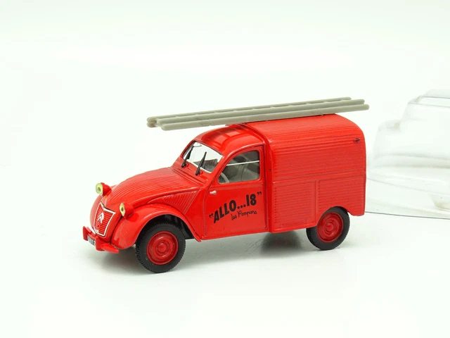 Miniature Norev 1/43 - Citroën 2CV AZU Camping Gaz 1955, Occasion Boîte