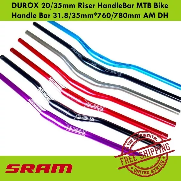 KORE DUROX 20/35mm Riser HandleBar MTB Bike Handle Bar 31.8/35mm*760/780mm AM DH