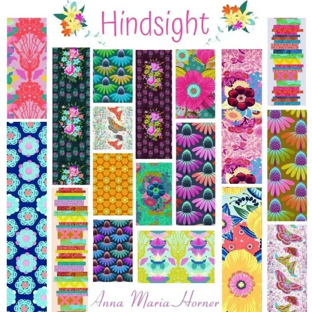 OOP HINDSIGHT by Anna Maria Horner 18 Fat quarter bundle, Full Collection