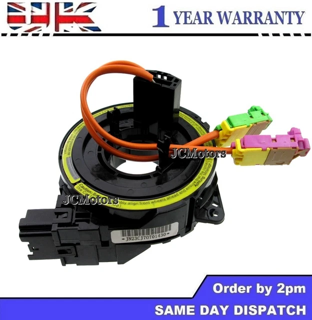 FIT VOLVO S60 S80 V70 XC70 XC90 SPIRAL CABLE CLOCK SPRING SQUIB ...