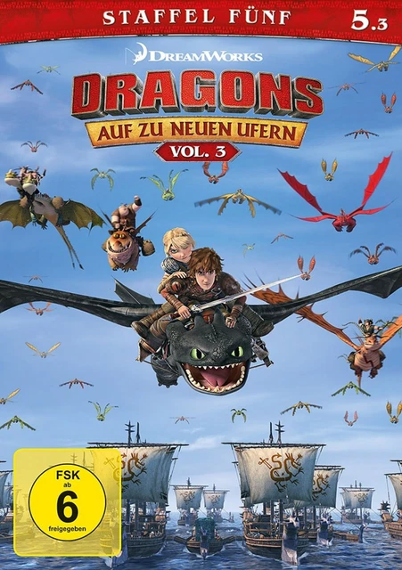 Dragons Auf Zu Neuen Ufern Vol 5 Dvd DRAGONS - AUF zu neuen Ufern - Staffel 5 / Vol. 3 # DVD-NEU EUR 9,97