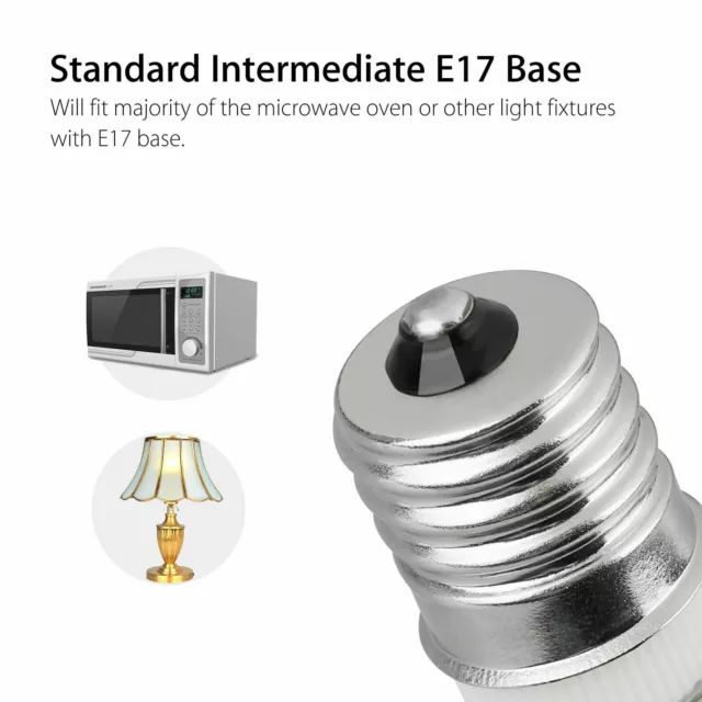 E17 LED Intermediate Base Microwave 7W Appliance Light Bulb