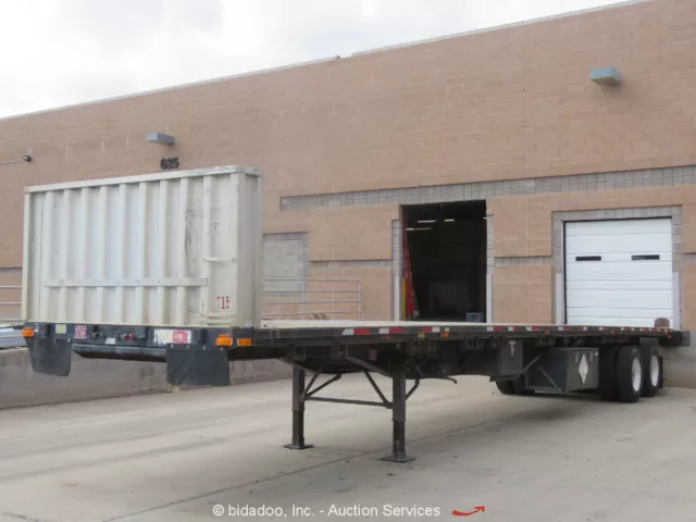 2006 Transcraft TL-2000H 45� Flatbed Utility Trailer Forklift Mount