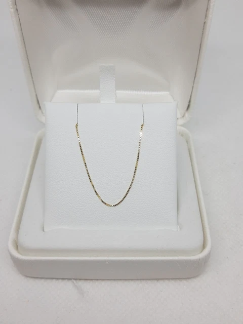 Everlasting Gold 14k Yellow Gold Box Chain Necklace 20" (0.99g) MSRP $300 Everlasting Gold 14k Yellow Gold Box Chain Necklace 20" (0.99g) MSRP $300