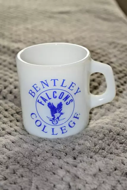 Vintage Bentley College Galaxy Mug Milk Coffee Oven Proof Glass