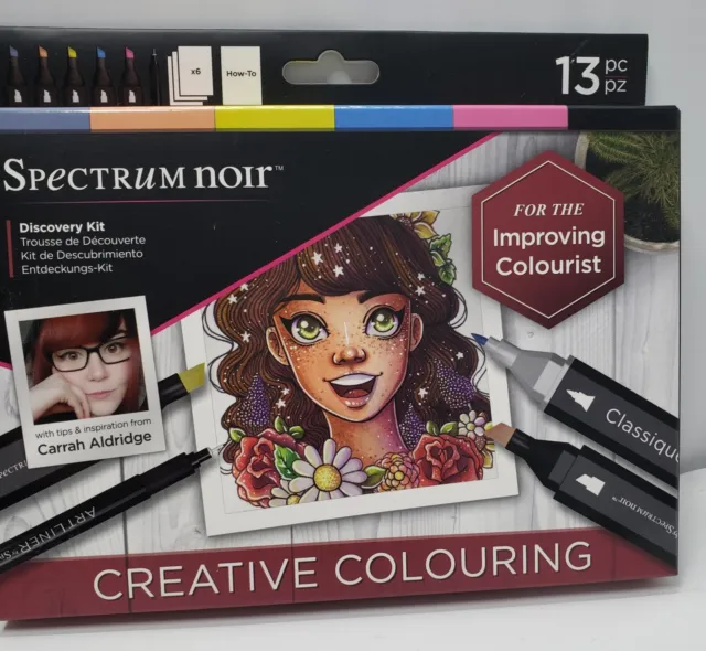 Spectrum Noir Discovery Kit - Creative Colouring Art, Classique Markers