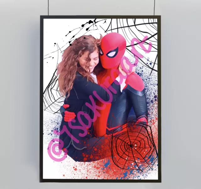 HWC Trading A3 FR Spiderman Movie Poster Tom Holland Indonesia