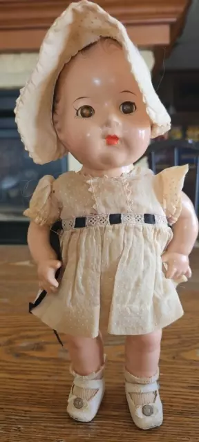 1930's Madame Alexander 11 1/2"  Dionne Quintuplet Doll All Original