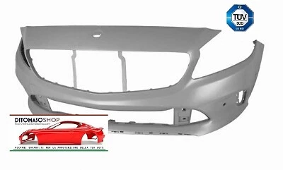 Paraurti Anteriore Per Mercedes CLA 2014 – Con Fori Lavafari, Qualità Certified Pre-Owned