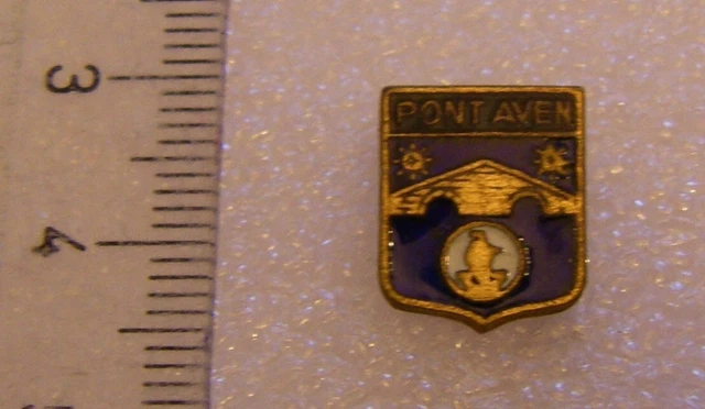 Broche porte-photo en or antique - En vente sur France
