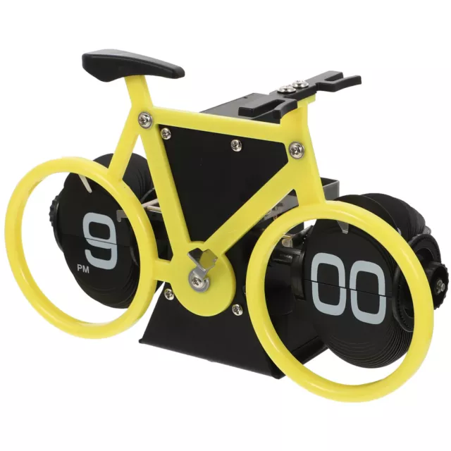 Flip clock retrò bicicletta flip clock design meccanico flip clock scrivania bicicletta