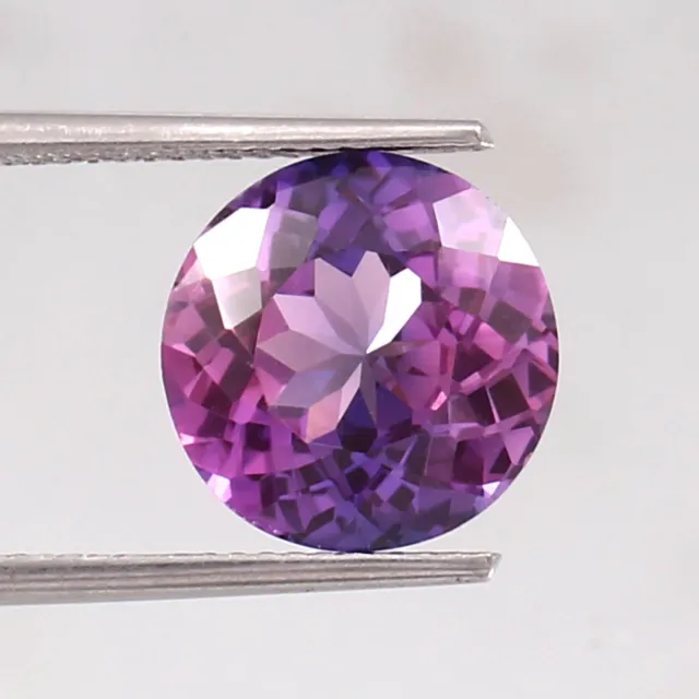 AAA Natural Ceylon Purple Pink Sapphire Loose Round Gemstone Cut 11x11 MM