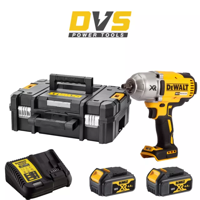 DeWalt DCF899M2 Cordless 18V XR 1/2" Brushless Impact Wrench & TSTAK Case Set