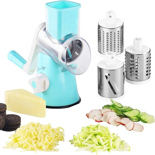 VEGETABLE KITCHEN FRUIT Slicer Shredder Cutter Food Manual Rotary