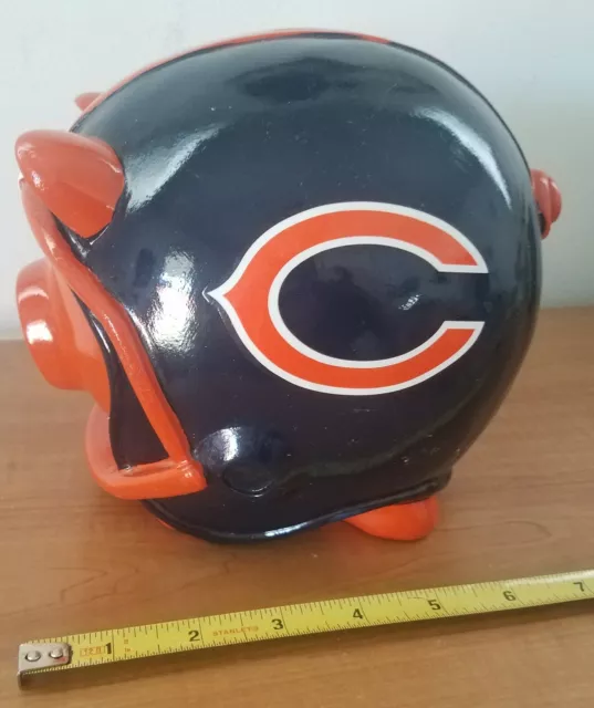 Chicago Bears Piggy Bank Ceramic Vintage Bears Display Decor