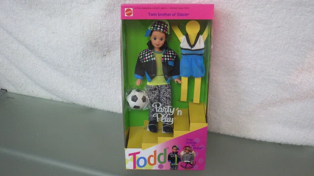 Vtg 1992 Mattel Todd Party n Play Figure Doll in Box NIB NRFB * Barbie Stacie