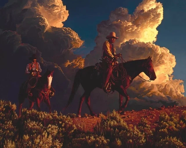 Mark Maggiori Thunderhead Riders Framed Print. Signed And Numbered