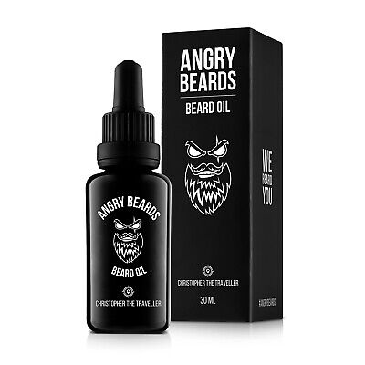 Angry Beards aceite de barba aceite de barba aroma leñoso de primera calidad hecho en la UE