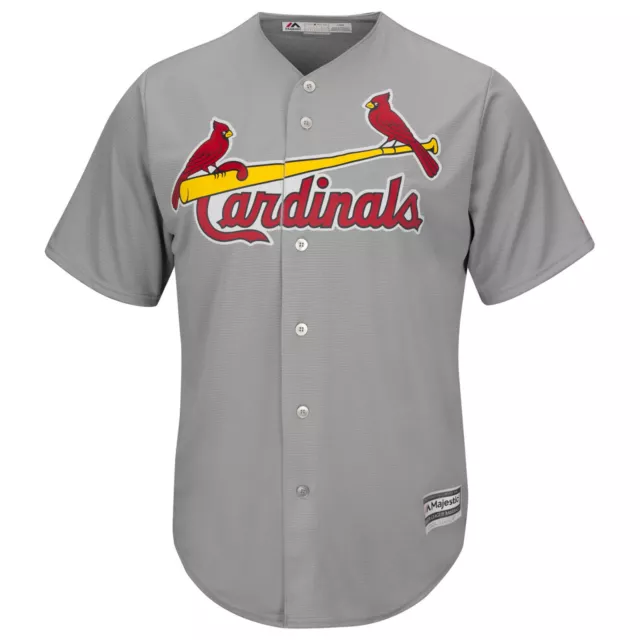 MLB Baseball Trikot St. Louis Cardinals Road grau Cool base Majestic Jersey