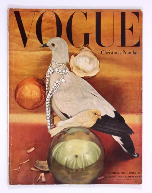 Vintage UK VOGUE magazine, December 1946, Irving Penn, Norman Parkinson RARE