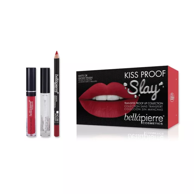 Kiss Proof Slay Kit - 7 Shades - Bellapierre Mineral Makeup - Hothead