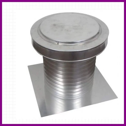 12 In. Dia Keepa Vent an Aluminum Roof Vent for Flat Roofs