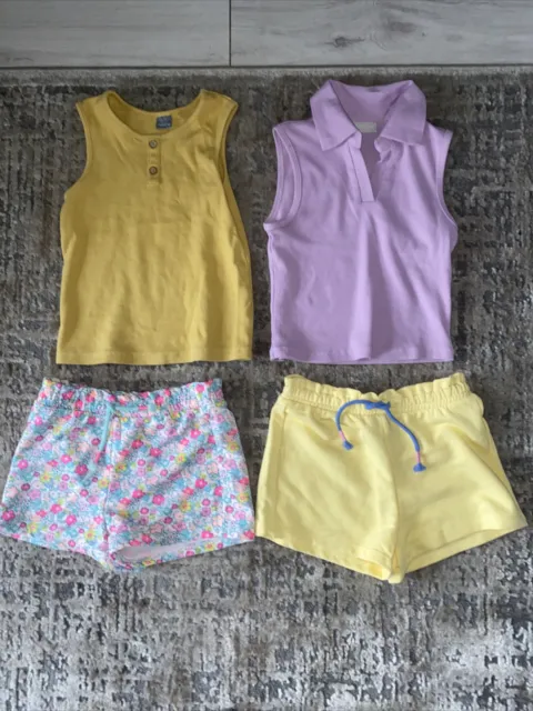 girls age 6 bundle top & shorts Matalan & Next