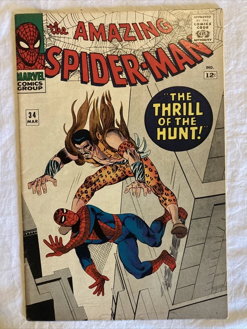 The amazing Spider-Man volume one number 34 March 1965 marvel comics