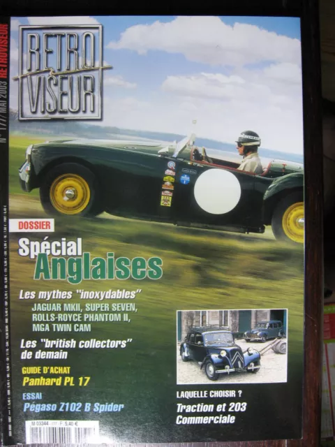 Revue Retroviseur N°177 Special Anglaises Pegaso Z102 Fraction & 203 Commerciale